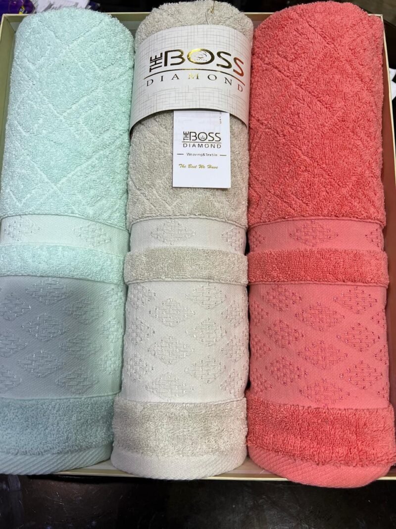 ⁦نص بشكير the boss 70%120 قطن⁩ - الصورة ⁦4⁩
