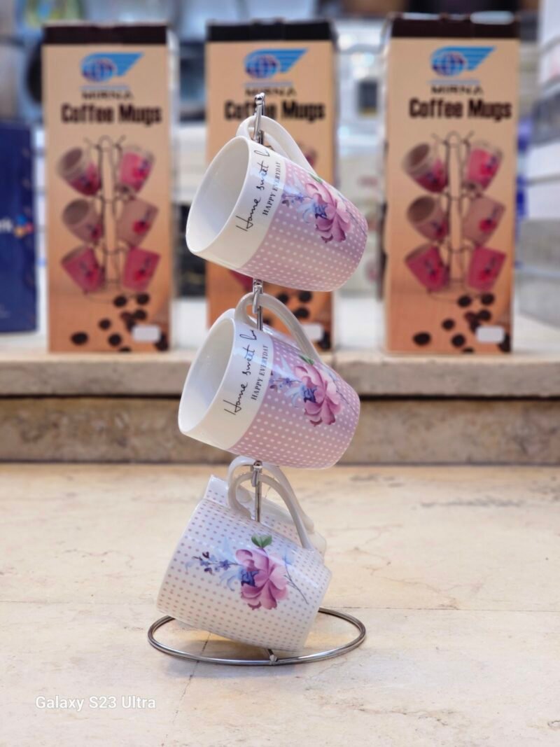 ⁦مج كافيه 6ق بورسلين اشكال 3D⁩ - الصورة ⁦6⁩