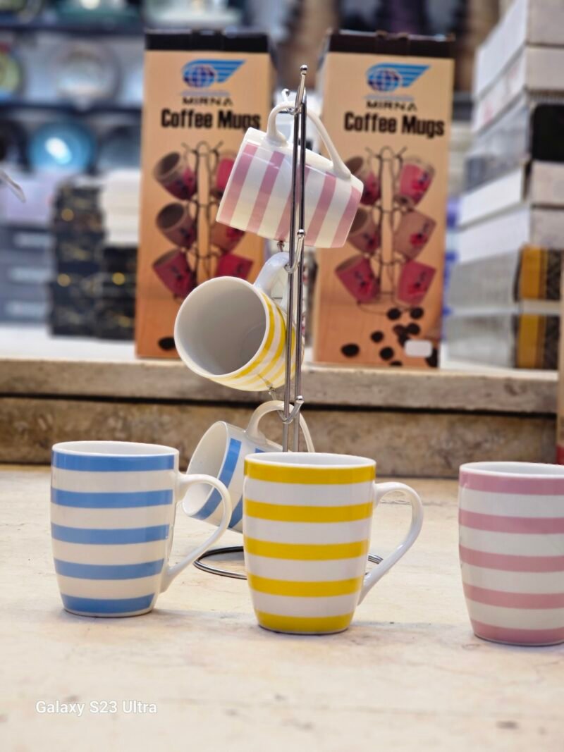 ⁦مج كافيه 6ق بورسلين اشكال 3D⁩ - الصورة ⁦2⁩