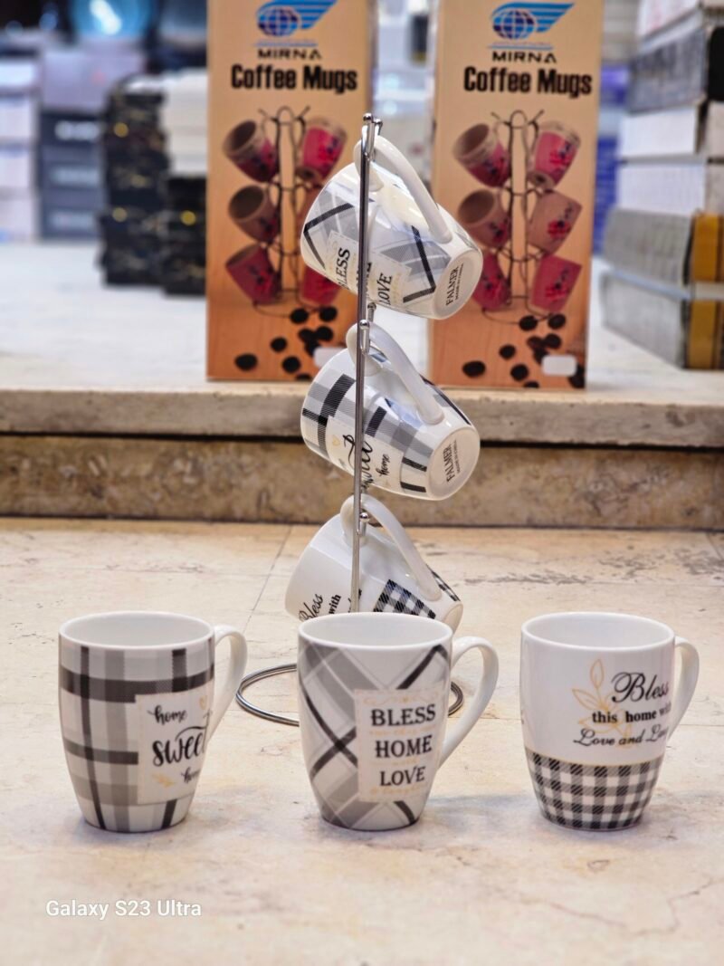 ⁦مج كافيه 6ق بورسلين اشكال 3D⁩ - الصورة ⁦5⁩